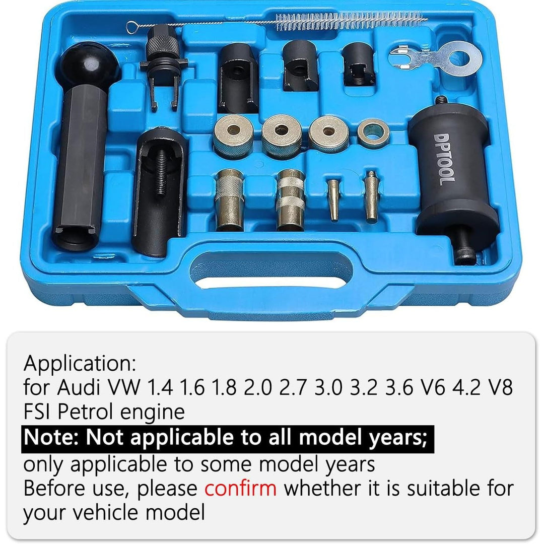Fuel Injector Puller Removal Set Injector Seal Installer Service Tool Kit Compatible with Audi VW 1.4 1.6 1.8 2.0 2.7 3.0 3.2 3.6 V6 4.2 V8 FSI TSI Petrol - Just Closeouts Canada Inc.B07GP3DXX4