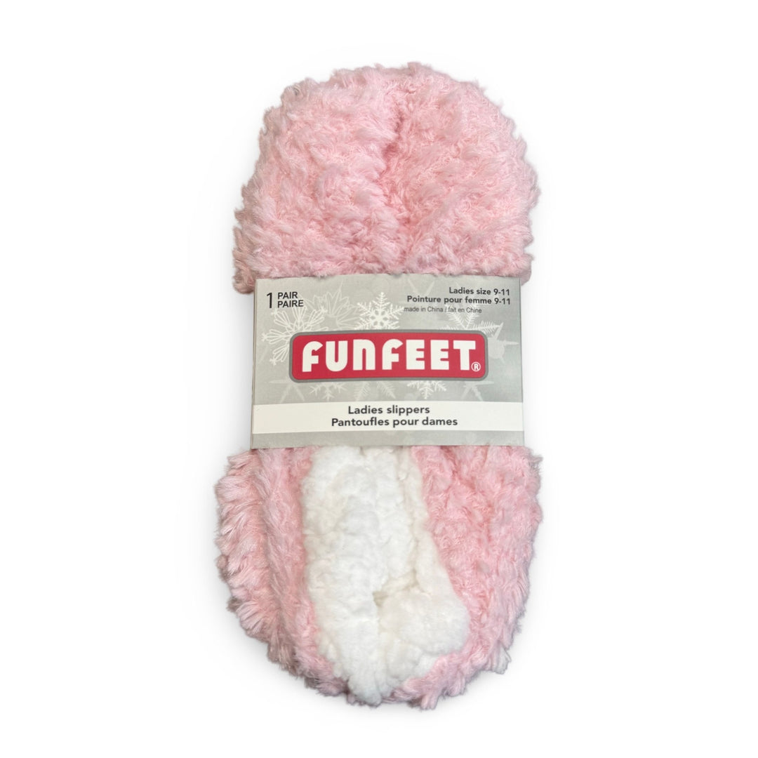 Funfeet Ladies Slippers, Size 9 - 11, 1 Pair - Just Closeouts Canada Inc.629284122651