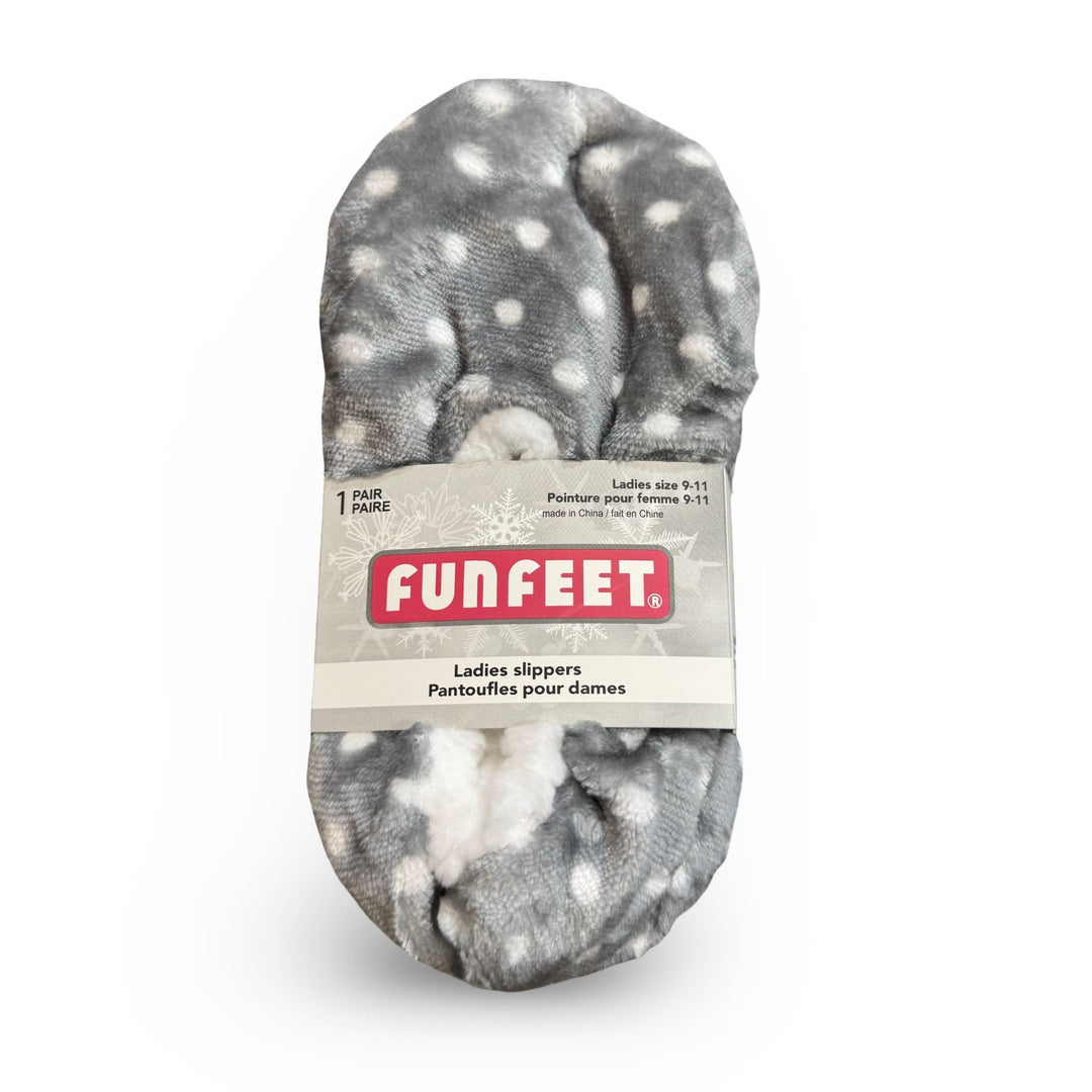 Funfeet Ladies Slippers, Size 9 - 11, 1 Pair - Just Closeouts Canada Inc.629284122651