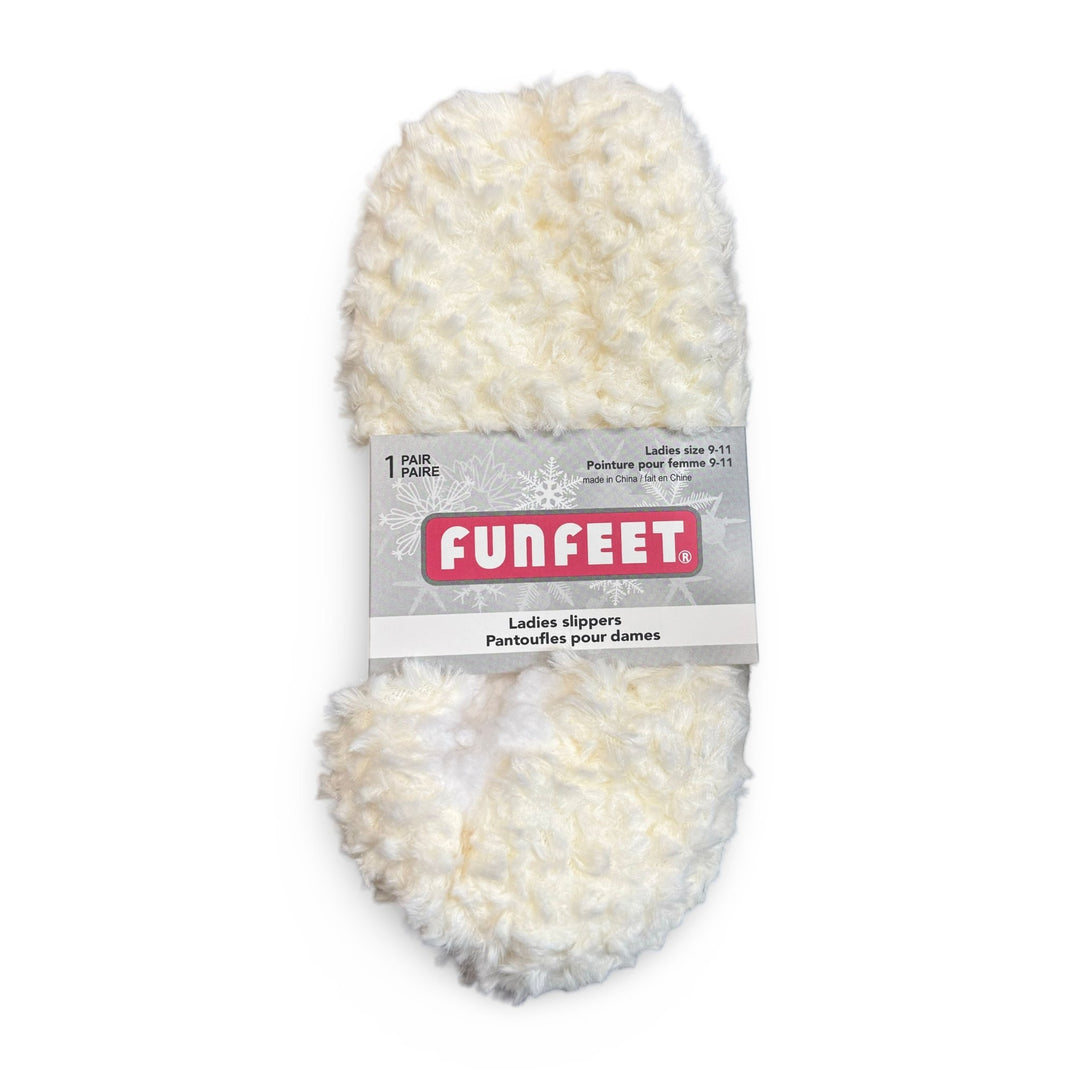 Funfeet Ladies Slippers, Size 9 - 11, 1 Pair - Just Closeouts Canada Inc.629284122651