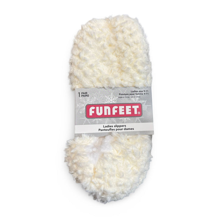 Funfeet Ladies Slippers, Size 9 - 11, 1 Pair - Just Closeouts Canada Inc.629284122651