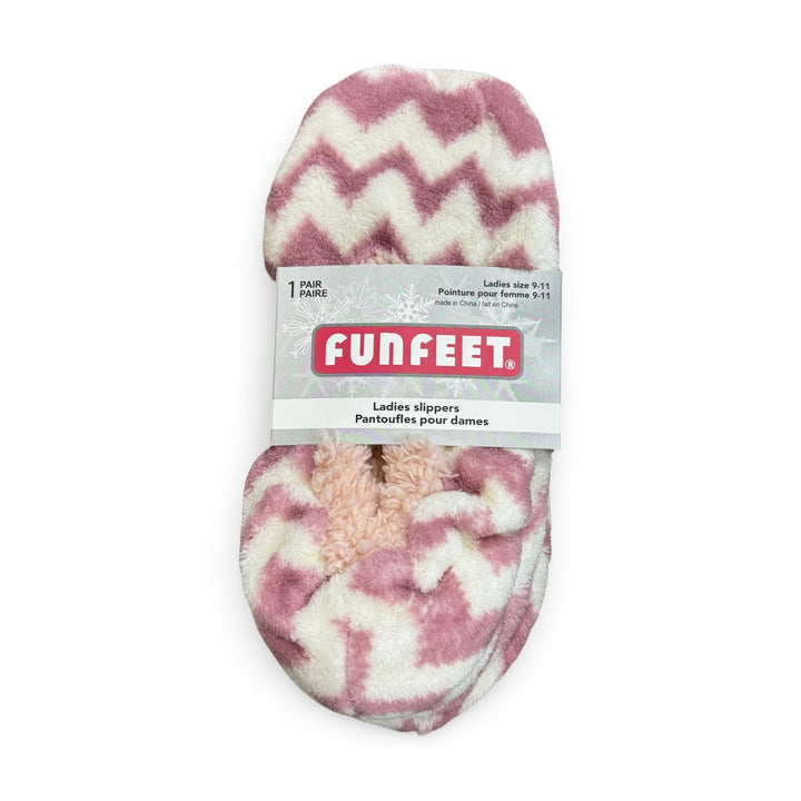 Funfeet Ladies Slippers, Size 9 - 11, 1 Pair - Just Closeouts Canada Inc.629284122651