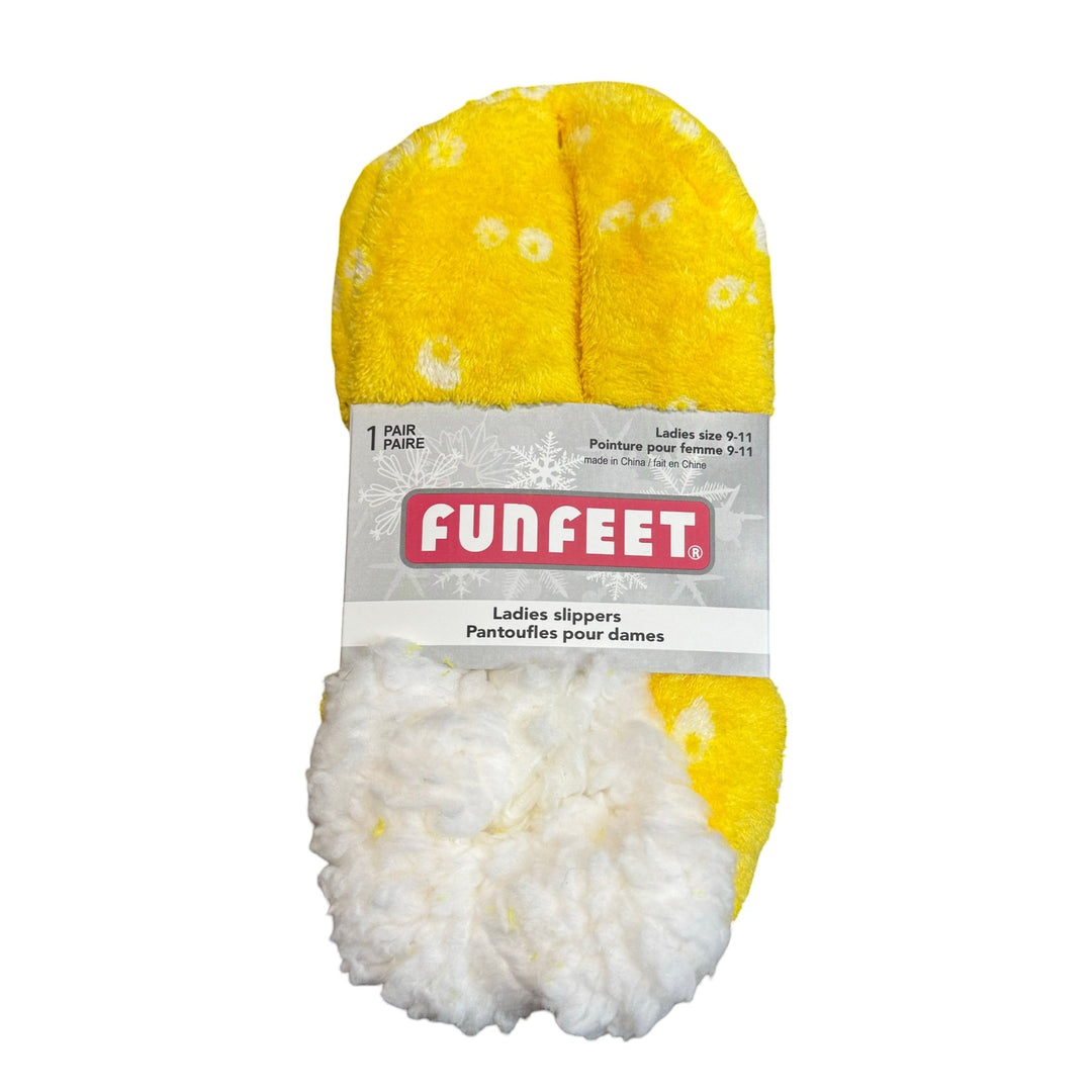 Funfeet Ladies Slippers, Size 9 - 11, 1 Pair - Just Closeouts Canada Inc.629284122651