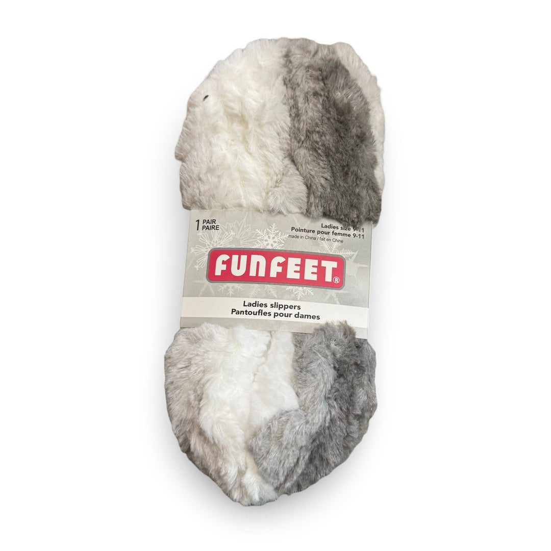 Funfeet Ladies Slippers, Size 9 - 11, 1 Pair - Just Closeouts Canada Inc.629284122651