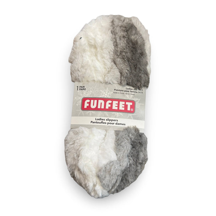 Funfeet Ladies Slippers, Size 9 - 11, 1 Pair - Just Closeouts Canada Inc.629284122651