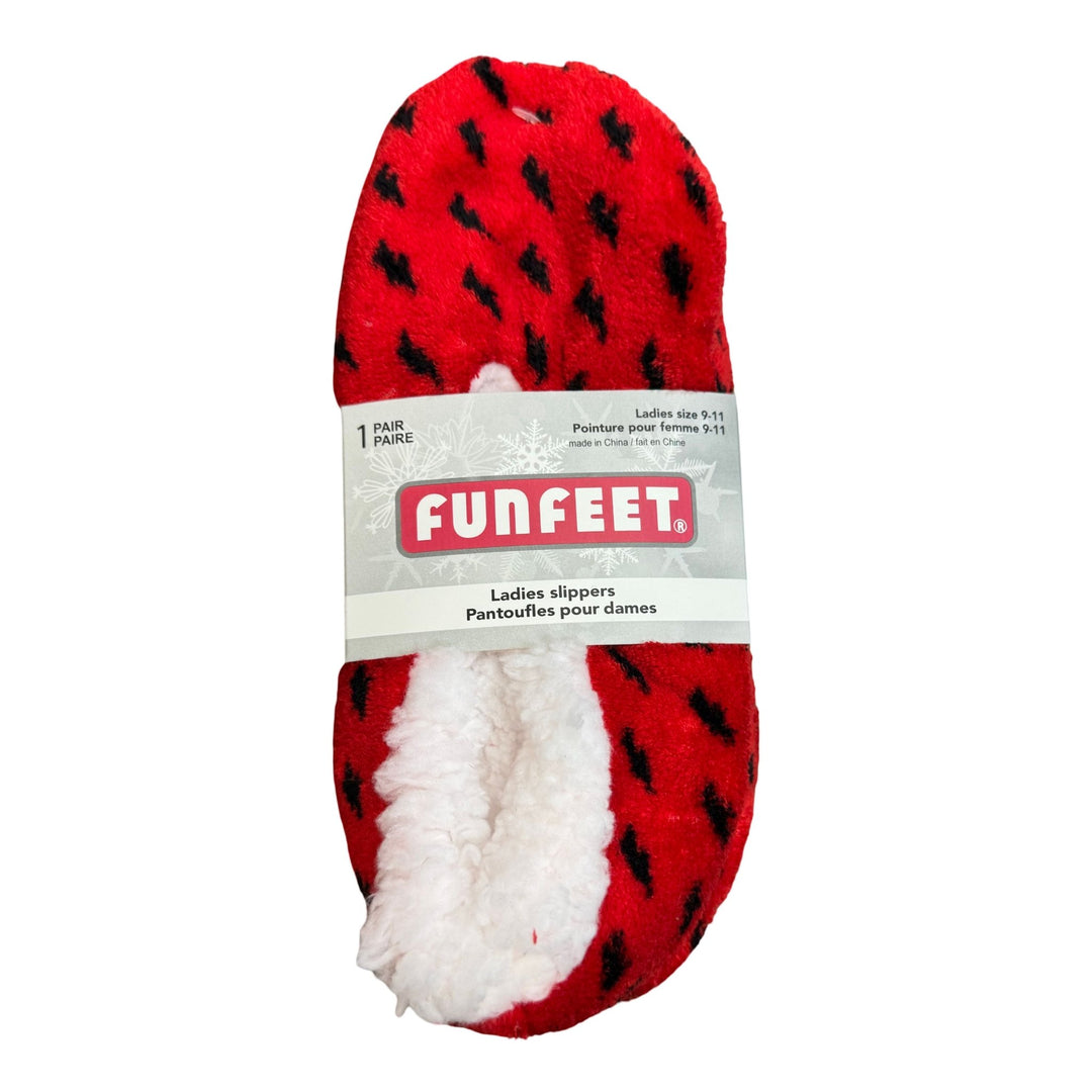Funfeet Ladies Slippers, Size 9 - 11, 1 Pair - Just Closeouts Canada Inc.629284122651