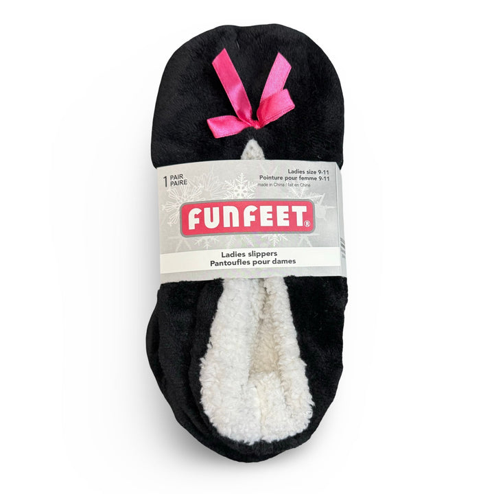 Funfeet Ladies Slippers, Size 9 - 11, 1 Pair - Just Closeouts Canada Inc.629284122651