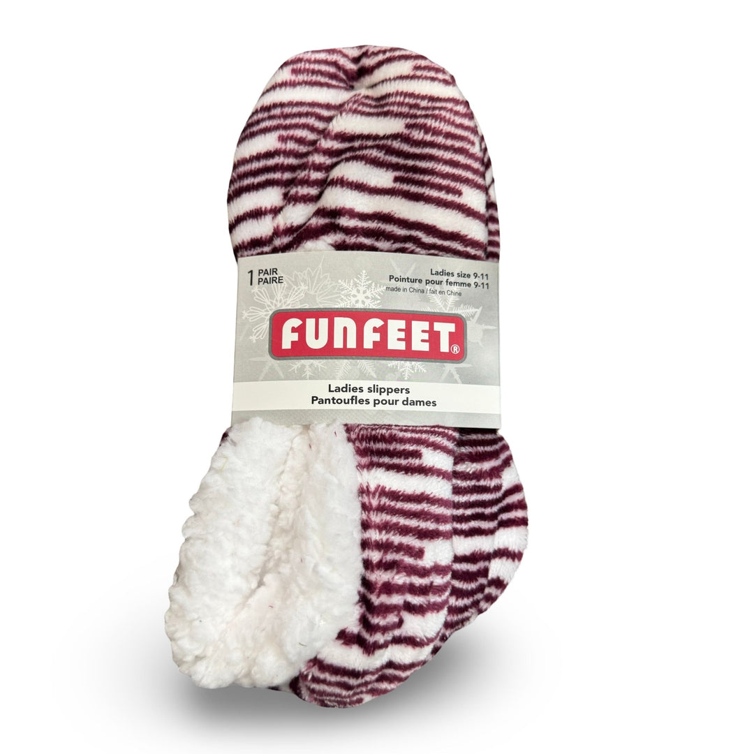 Funfeet Ladies Slippers, Size 9 - 11, 1 Pair - Just Closeouts Canada Inc.629284122651