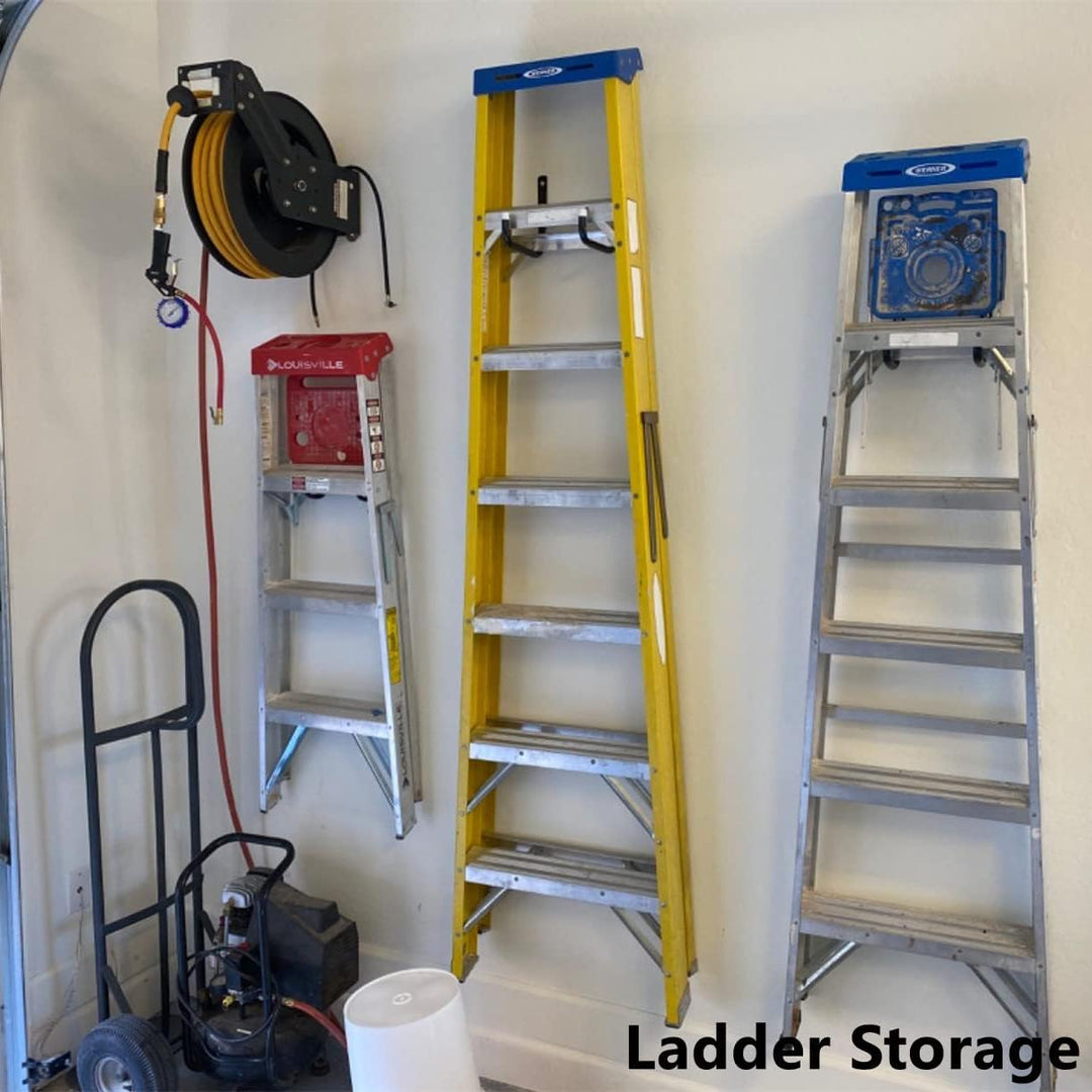 Garage Storage Heavy Duty Utility Hooks, 12 Inch Wall Mount Storage Hanger Organizer for Hanging Tool, Chairs, Hoses, Ladder, Bulk Items, Ropes, Bike - Just Closeouts Canada Inc.