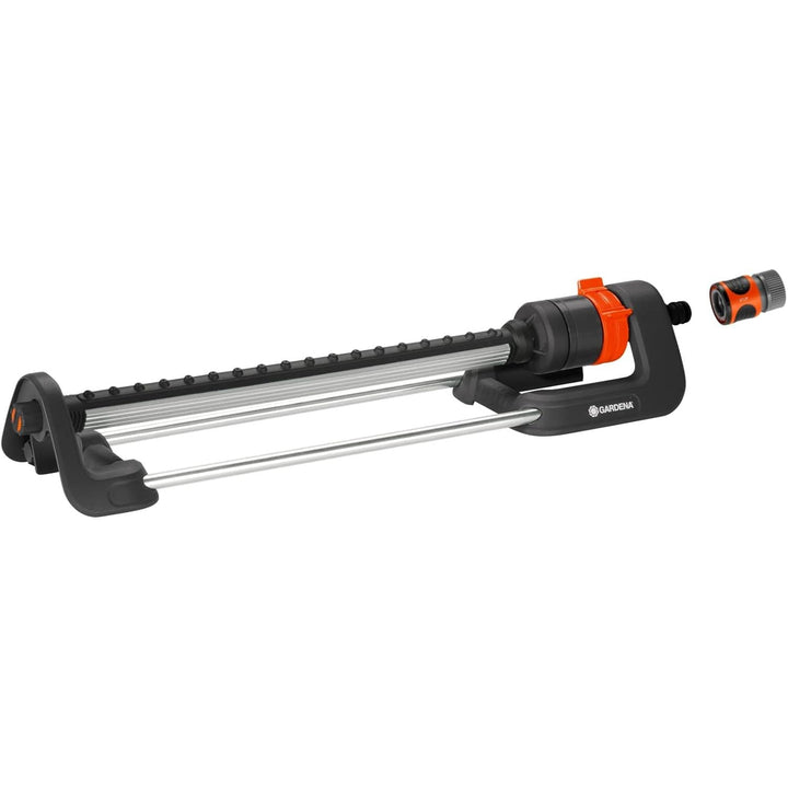 Gardena N2084FP Oscillating Sprinkler, Covers up to 3000 Sq. Ft., Adjustable, Precise and Puddle-Free Lawn Watering, Made in Germany - Just Closeouts Canada Inc.