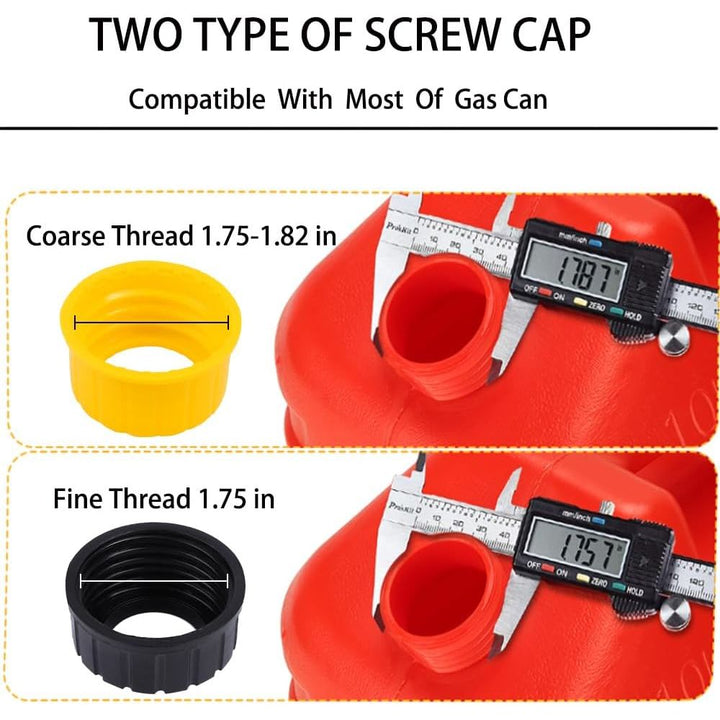 Gas Can Spout Replacement Flexible Fuel Nozzle with Gasket Vent Cap for Most of Gas Can Cotainer 1 2 5 Gallon - Just Closeouts Canada Inc.X004PKPLG5