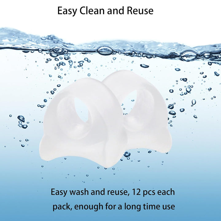 Gel Toe Spacers 12pcs, Toe Separators for Men and Women, Toe Straightener Toe Spreaders Correct Bunion Hammer toe Overlapping Toes - Just Closeouts Canada Inc.