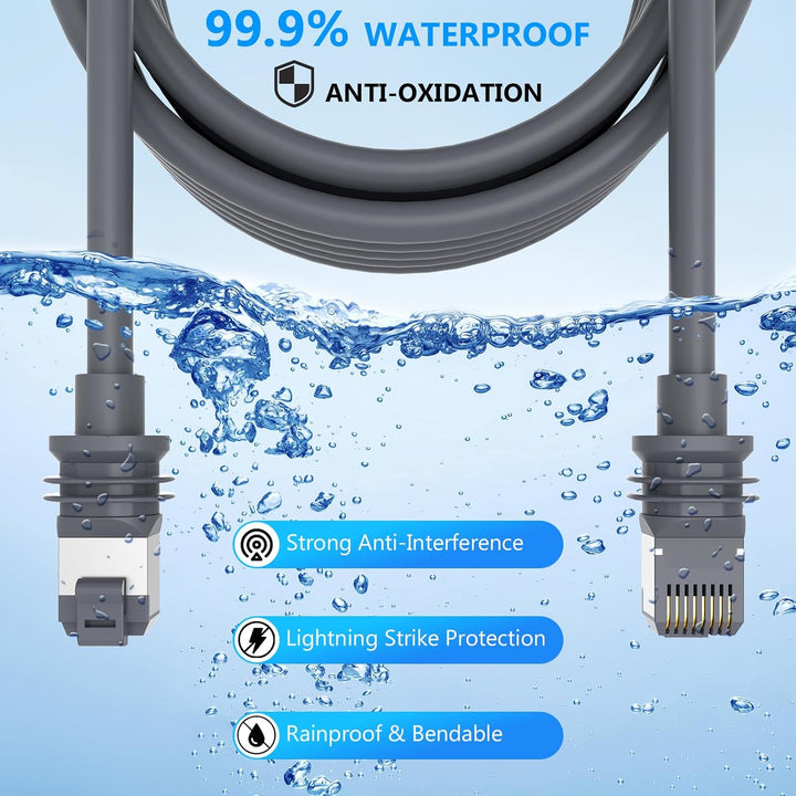 Gen 3 Cable for Starlink, 32.8FT/10M Cable for Starlink Gen 3 Replacement Standard V3 Cable Waterproof Starlink Ethernet Cable Gen 3 - Just Closeouts Canada Inc.