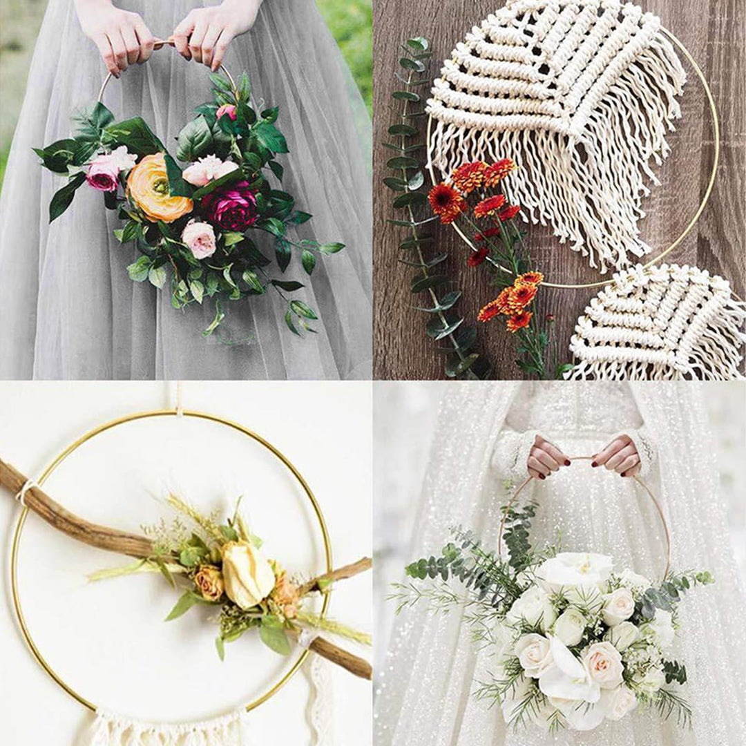 Ginojex 15pcs metal hoops gold - Just Closeouts Canada Inc.