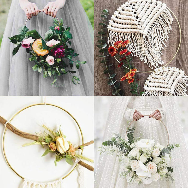 Ginojex 15pcs metal hoops gold - Just Closeouts Canada Inc.