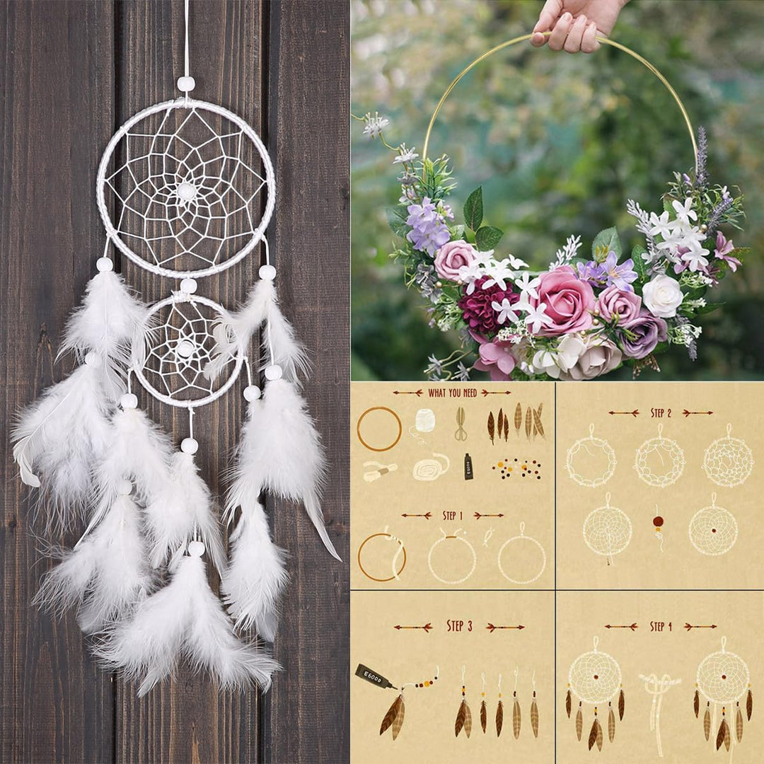 Ginojex 15pcs metal hoops gold - Just Closeouts Canada Inc.