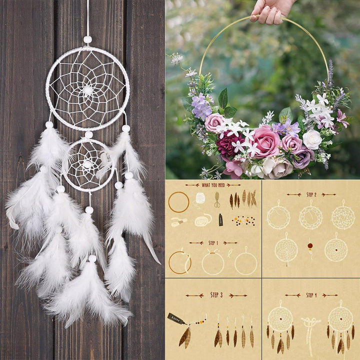 Ginojex 15pcs metal hoops gold - Just Closeouts Canada Inc.