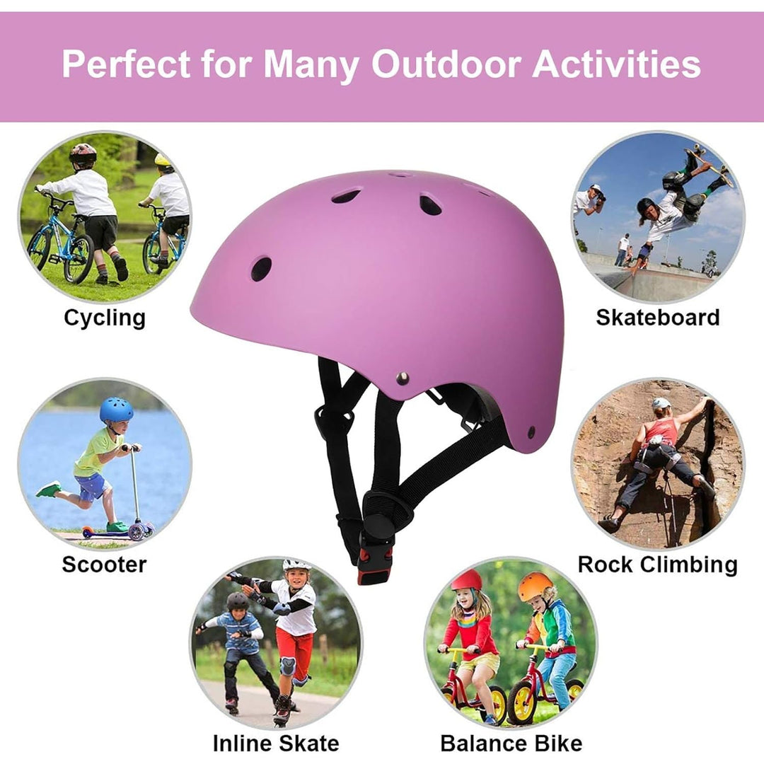 Glaf Baby Bike Helmet Toddler Kids Helmets for 1+ Years Old Infant Girls Boys Multi - Sport Helmet for Cycling Bicycle Skateboard Adjustable and Lightweight 2 Sizes - XS Purple - Just Closeouts Canada Inc.