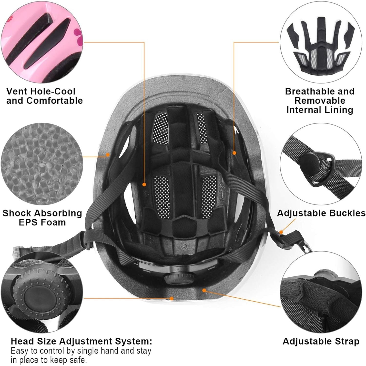 Toddler Helmet Kids Bike Helmet Infant Helmet for Girls Boys Youth Hel – Just Closeouts Canada Inc