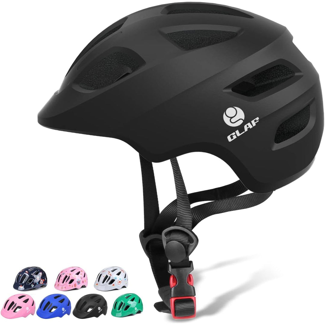 GLAF Toddler Helmet Kids Bike Helmet Infant Helmet for Girls Boys Youth Helmet Ventilation Baby Adjustable Helmet Skateboard Helmet for 12 Months and Older - XS BLACK - Just Closeouts Canada Inc.
