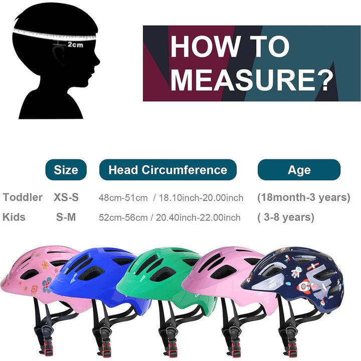 GLAF Toddler Helmet Kids Bike Helmet Infant Helmet for Girls Boys Youth Helmet Ventilation Baby Adjustable Helmet Skateboard Helmet for 12 Months and Older - XS Green - Just Closeouts Canada Inc.