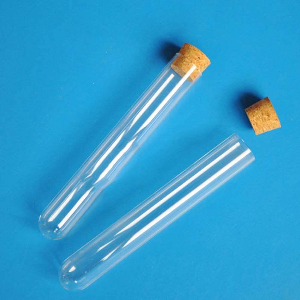 Glass Test Tubes - 20x150mm with Cork Stoppers as Bath Salt Containers 30PCS - Just Closeouts Canada Inc.