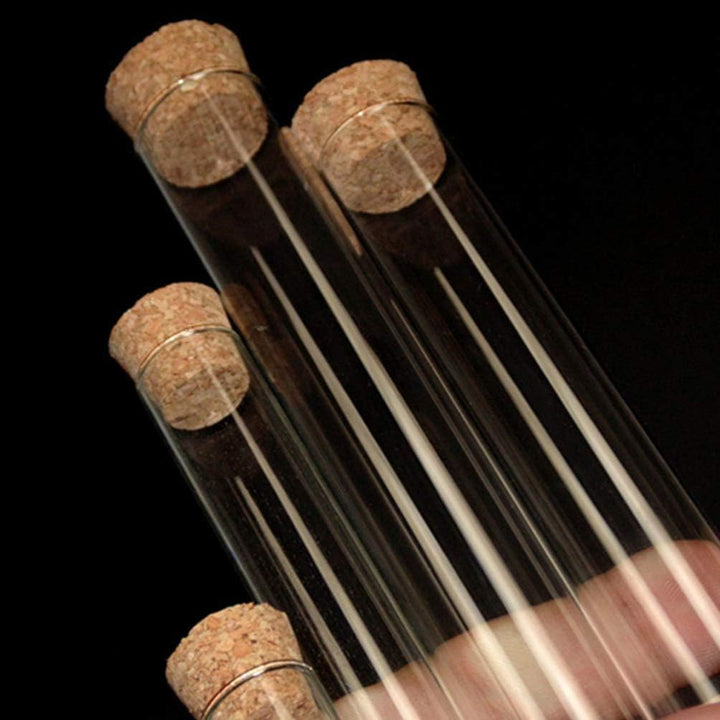 Glass Test Tubes - 20x150mm with Cork Stoppers as Bath Salt Containers 30PCS - Just Closeouts Canada Inc.