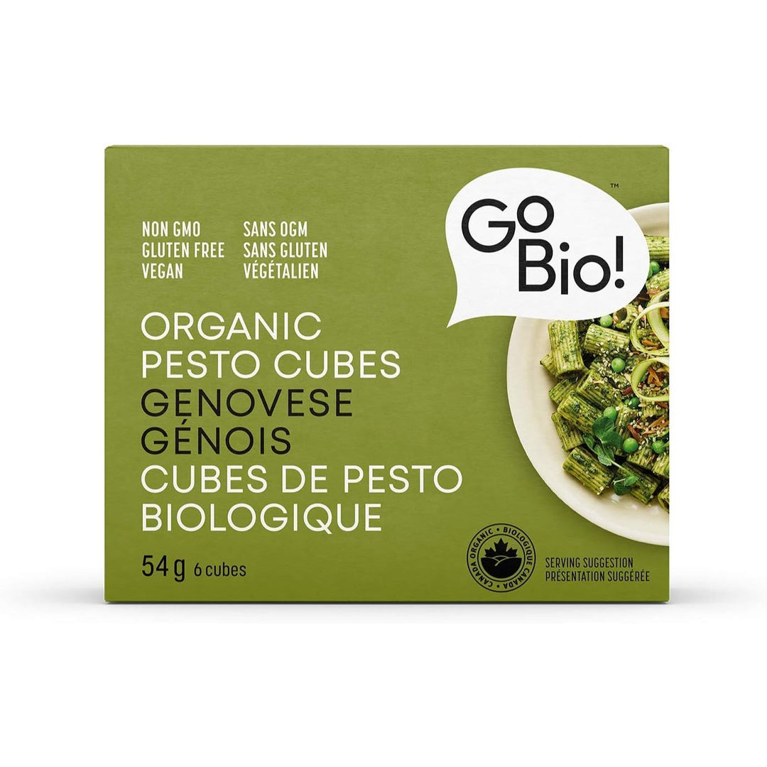 GoBIO! Organic Pesto Genovese Cubes, 54g - Just Closeouts Canada Inc.