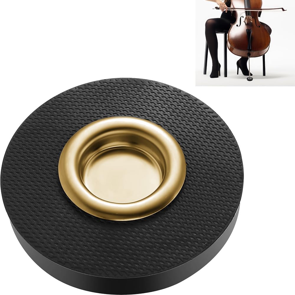 Gold-Cup Cello Endpin Stopper with Non-Slip Rubber Base - Just Closeouts Canada Inc.X004J20ZT7