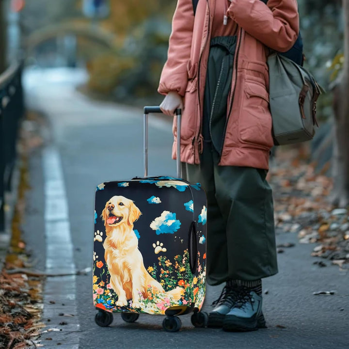 Golden Retriever Stretch Luggage Cover, Large 26–28 in - Just Closeouts Canada Inc.