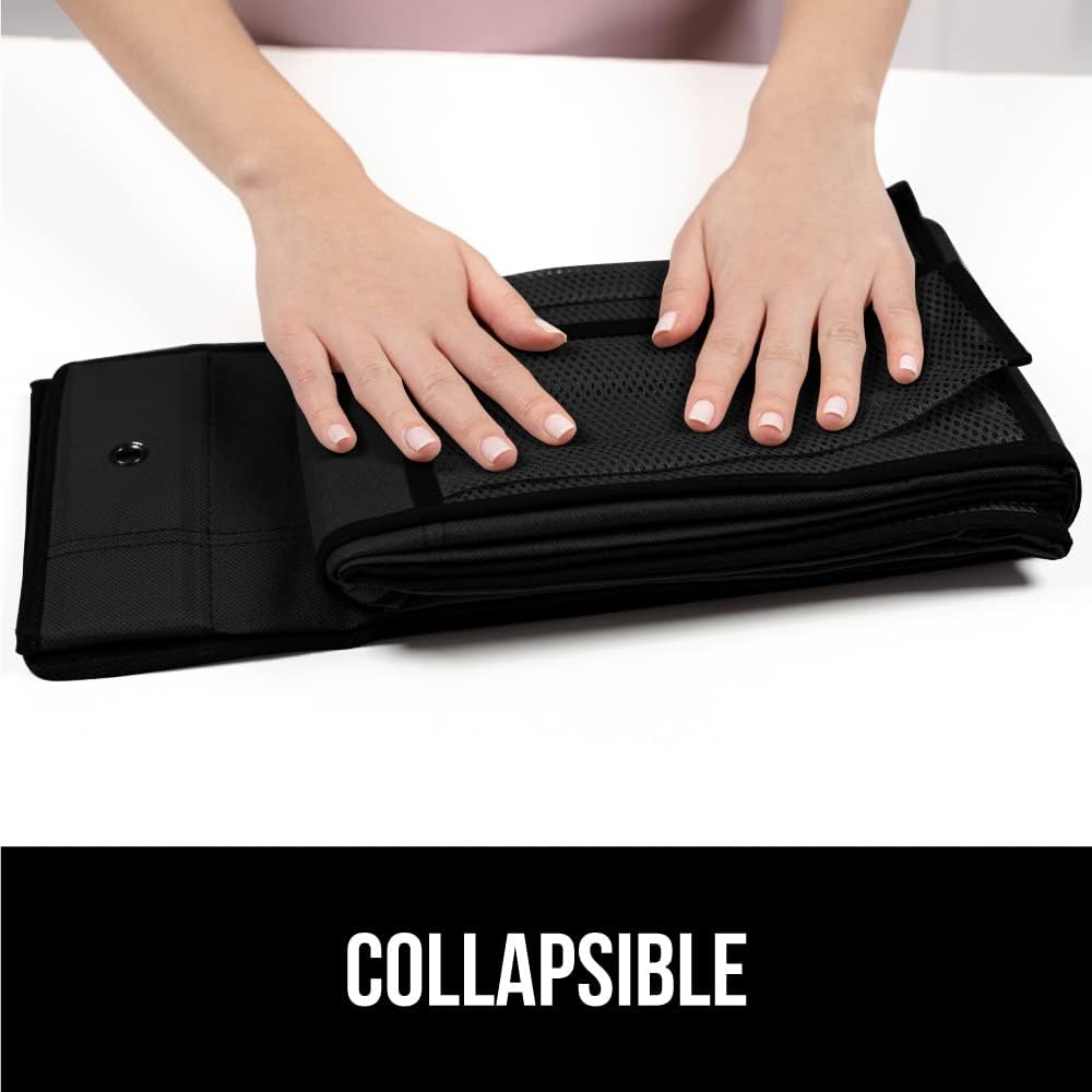 GORILLA GRIP Breathable Mesh Large 24 Pocket Shoe Organizer, 2 Pack, Holds Up to 40 Pounds, Sturdy Hooks, Space Saving, Over Door, Hangs on Closets for Shoes, Sneakers or Home Accessories, Black - Just Closeouts Canada Inc.