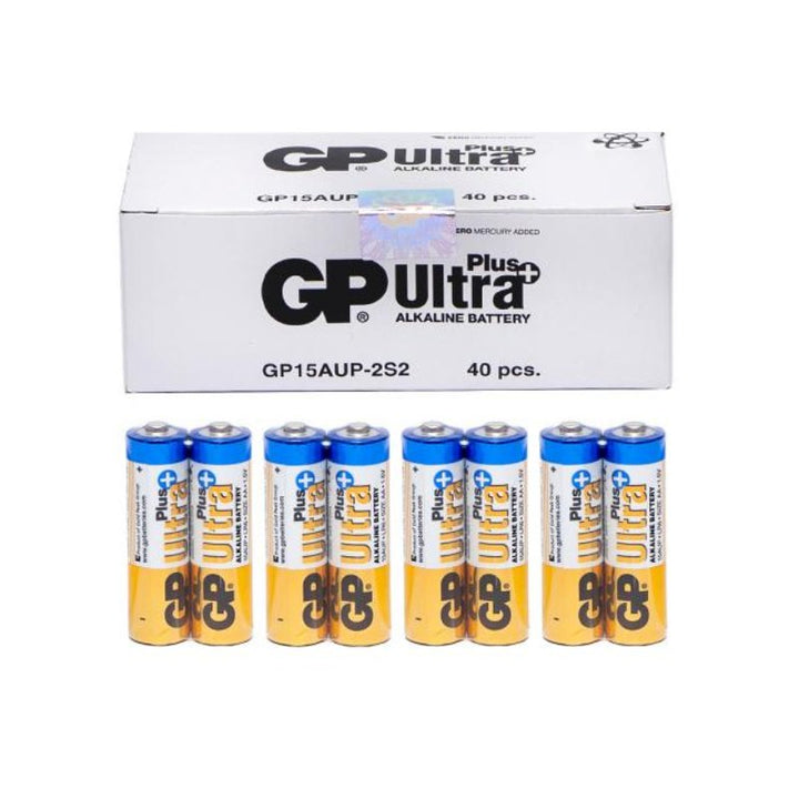 GP Ultra AA Alkaline Batteries, 40pk - Just Closeouts Canada Inc.4891199103650