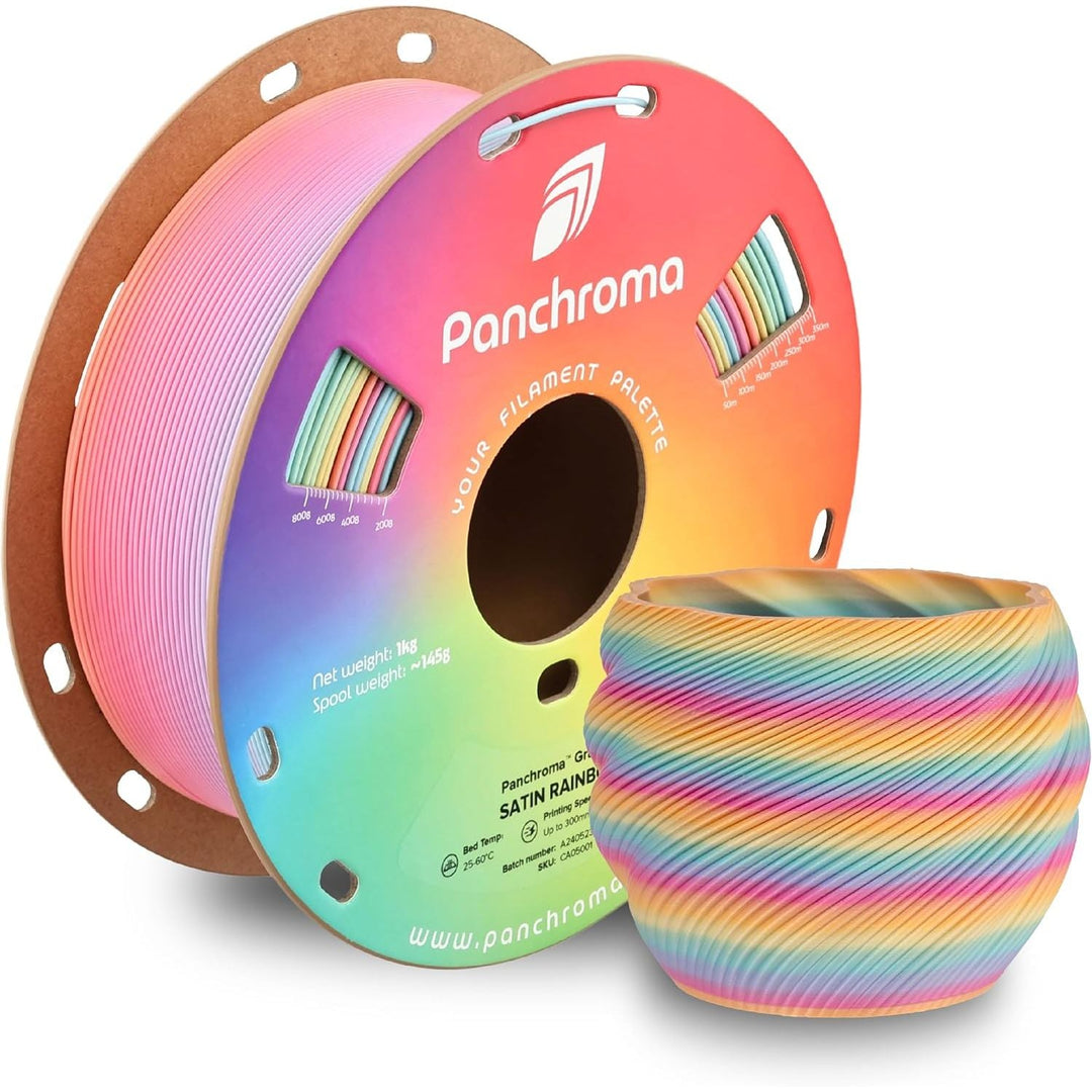 Gradient Satin Rainbow 3D Printer PLA Filament 1.75mm, Multicolor 3D Printing PLA Filament, 1kg Spool (2.2lbs) - Just Closeouts Canada Inc.CA05001