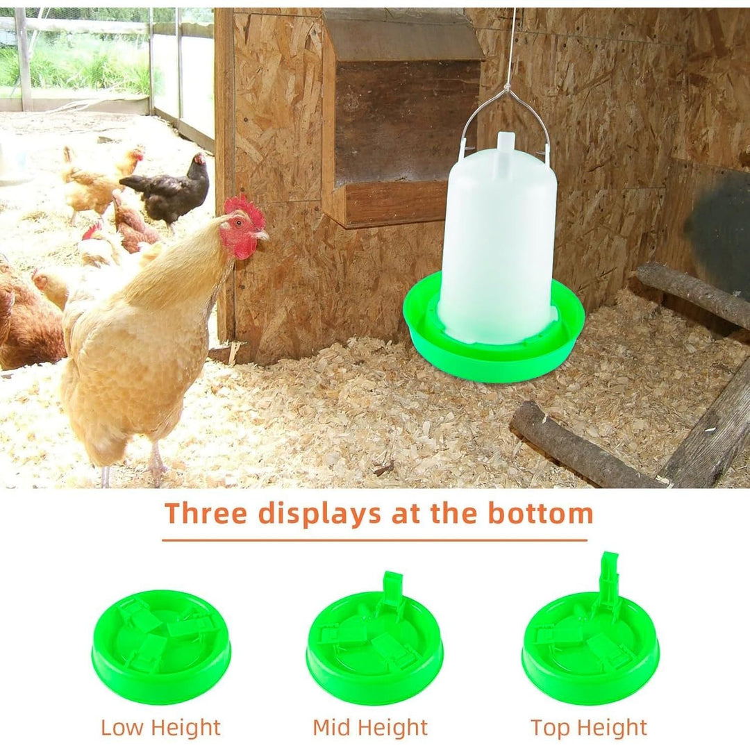 Green Chick Feeder & Waterer Kit, 1 L + 1.5 L - Just Closeouts Canada Inc.X004MMK0LH