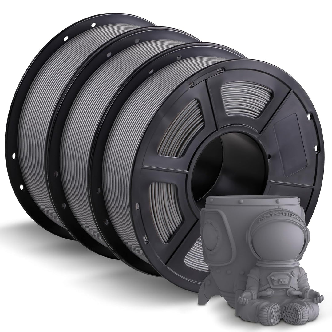 Grey PLA 3D Printer Filament, 1.75 mm, 3 kg Spool - Just Closeouts Canada Inc.