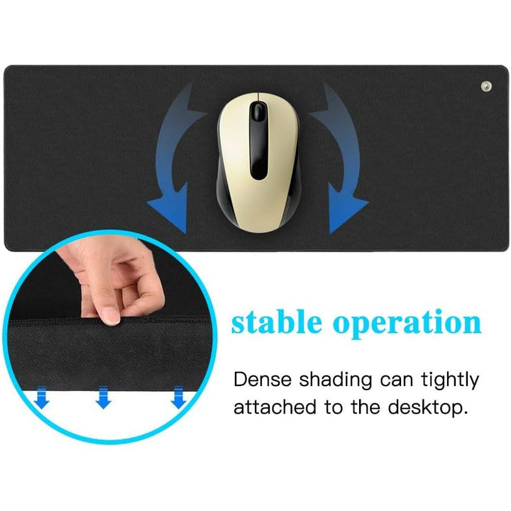 Grounding Mat, Universal Grounding Pad for Computer, Foot and Bed, Grounded Foot Therapy, Relieve Pain, Inflammation, Negative Ions, Carpel Tunnel for Better Working and Playing Games?39’’ x 11.8’’) - Just Closeouts Canada Inc.