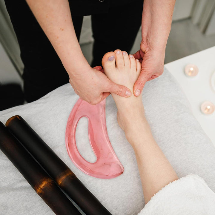 Gua Sha Massage Tool, Lymphatic Drainage Massager, Gua Sha Scraper, Scraping Massage Tool, Gua Sha Tool with Handle, Anti Cellulite tool for Body, Back, Neck, Leg, Face Massage - Just Closeouts Canada Inc.