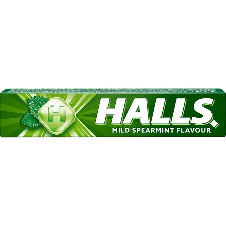 Halls Mild Spearmint Flavored, 20x33.5g - Just Closeouts Canada Inc.7622210624314