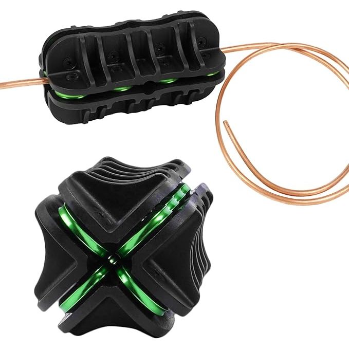 Handheld Tubing Straightener, 3/16 Inch O.D. Tube Straightening Tool for Brake Line Fuel Line Copper/Aluminum/Steel Coils - Just Closeouts Canada Inc.