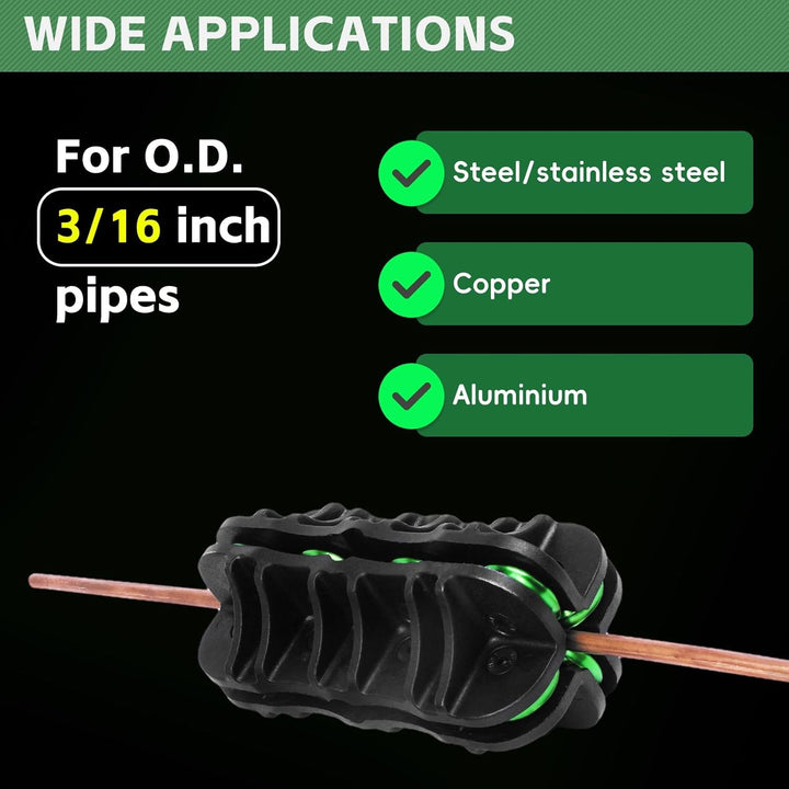 Handheld Tubing Straightener, 3/16 Inch O.D. Tube Straightening Tool for Brake Line Fuel Line Copper/Aluminum/Steel Coils - Just Closeouts Canada Inc.