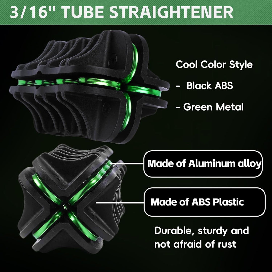 Handheld Tubing Straightener, 3/16 Inch O.D. Tube Straightening Tool for Brake Line Fuel Line Copper/Aluminum/Steel Coils - Just Closeouts Canada Inc.