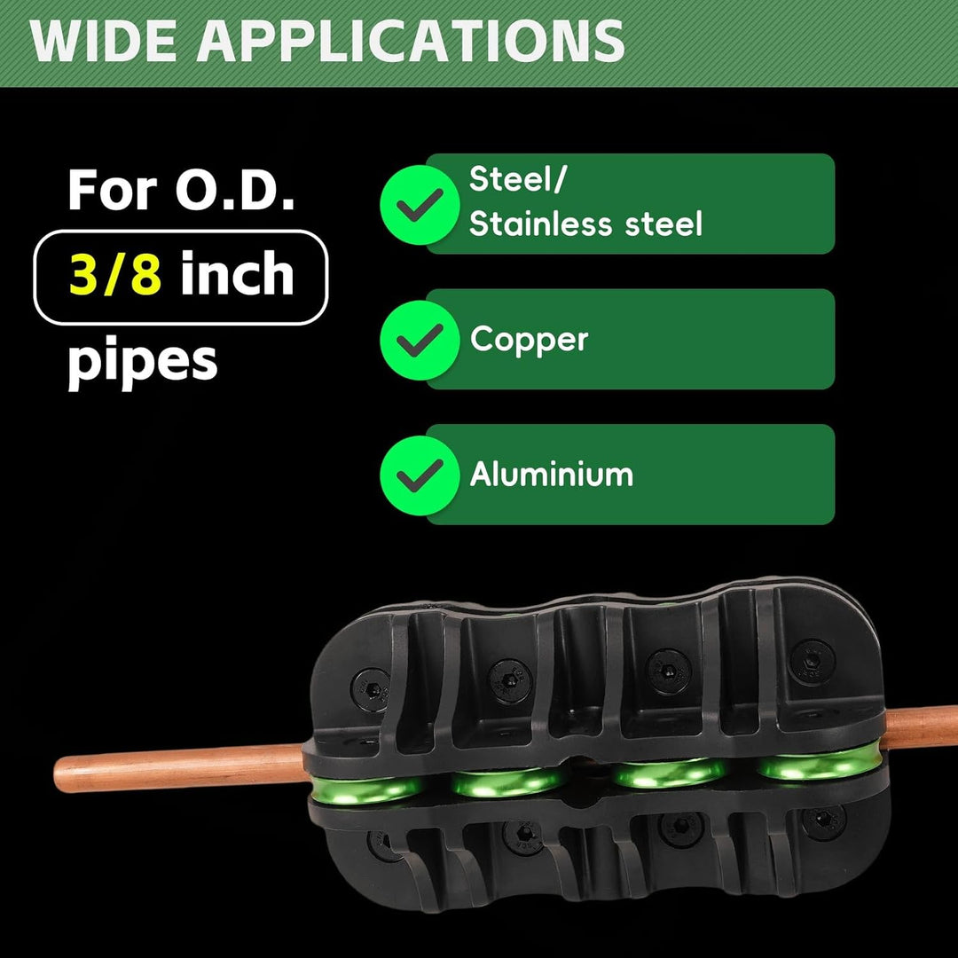 Handheld Tubing Straightener, 3/8 Inch O.D. Tube Straightening Tool for Brake Line Fuel Line Copper/Aluminum/Steel Coils - Just Closeouts Canada Inc.