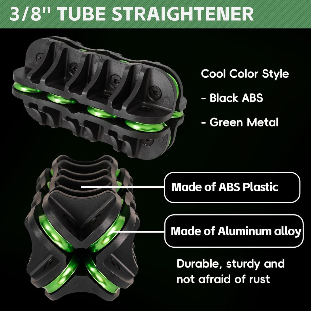 Handheld Tubing Straightener, 3/8 Inch O.D. Tube Straightening Tool for Brake Line Fuel Line Copper/Aluminum/Steel Coils - Just Closeouts Canada Inc.