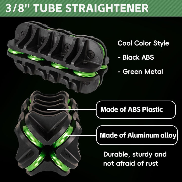 Handheld Tubing Straightener, 3/8 Inch O.D. Tube Straightening Tool for Brake Line Fuel Line Copper/Aluminum/Steel Coils - Just Closeouts Canada Inc.