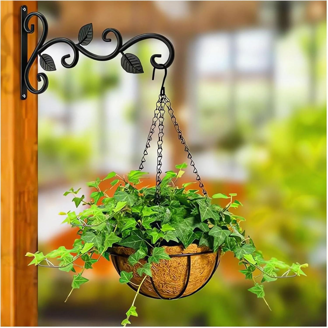 Hanging Basket Chain Planter Hanger 5 Pack 23 inch Black Hanging Basket Chains Flower Plant Pot Replacement, Chain for Bird Feeder, Planters, Lanterns and Ornaments - Just Closeouts Canada Inc.