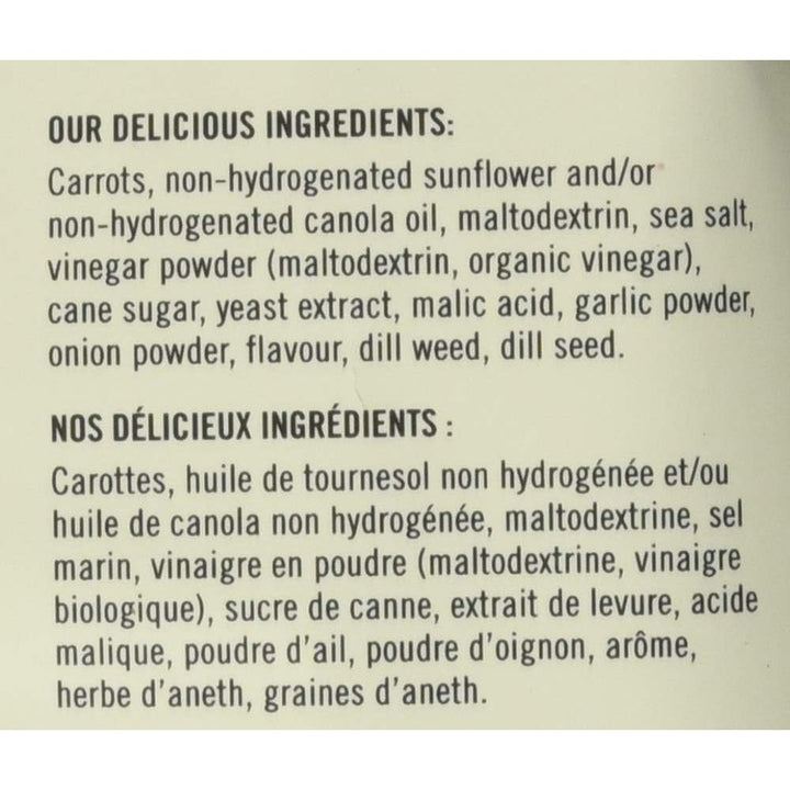 Hardbite Dressed to Dill Carrot Chips, 150g - Just Closeouts Canada Inc.