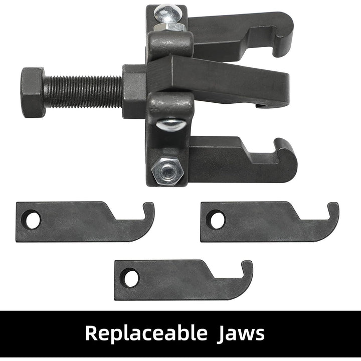 Harmonic Balancer Damper Pulley Remove Kit Compatible with Ford, GM, Chrysler, Cadillac, Chevy Trucks, Mitsubishi, Upgraded Version 3 Jaw Puller - Just Closeouts Canada Inc.X002P1LDKJ