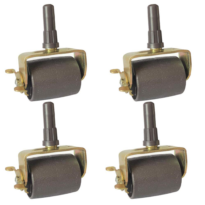 Heavy Duty Bed Frame Wheels, Replacement Wheels for Bed Frame. Replacement Bed Frame Casters Rollers. Set of 4 Locking - Just Closeouts Canada Inc.