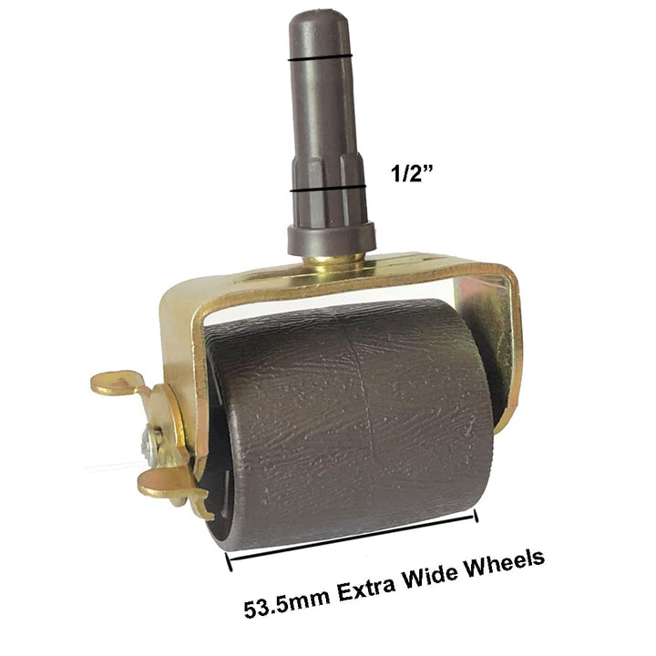 Heavy Duty Bed Frame Wheels, Replacement Wheels for Bed Frame. Replacement Bed Frame Casters Rollers. Set of 4 Locking - Just Closeouts Canada Inc.