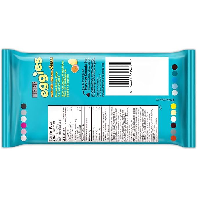 Hershey's Eggies Made With Reese's Peanut Butter, 200g - Just Closeouts Canada Inc.056600205635